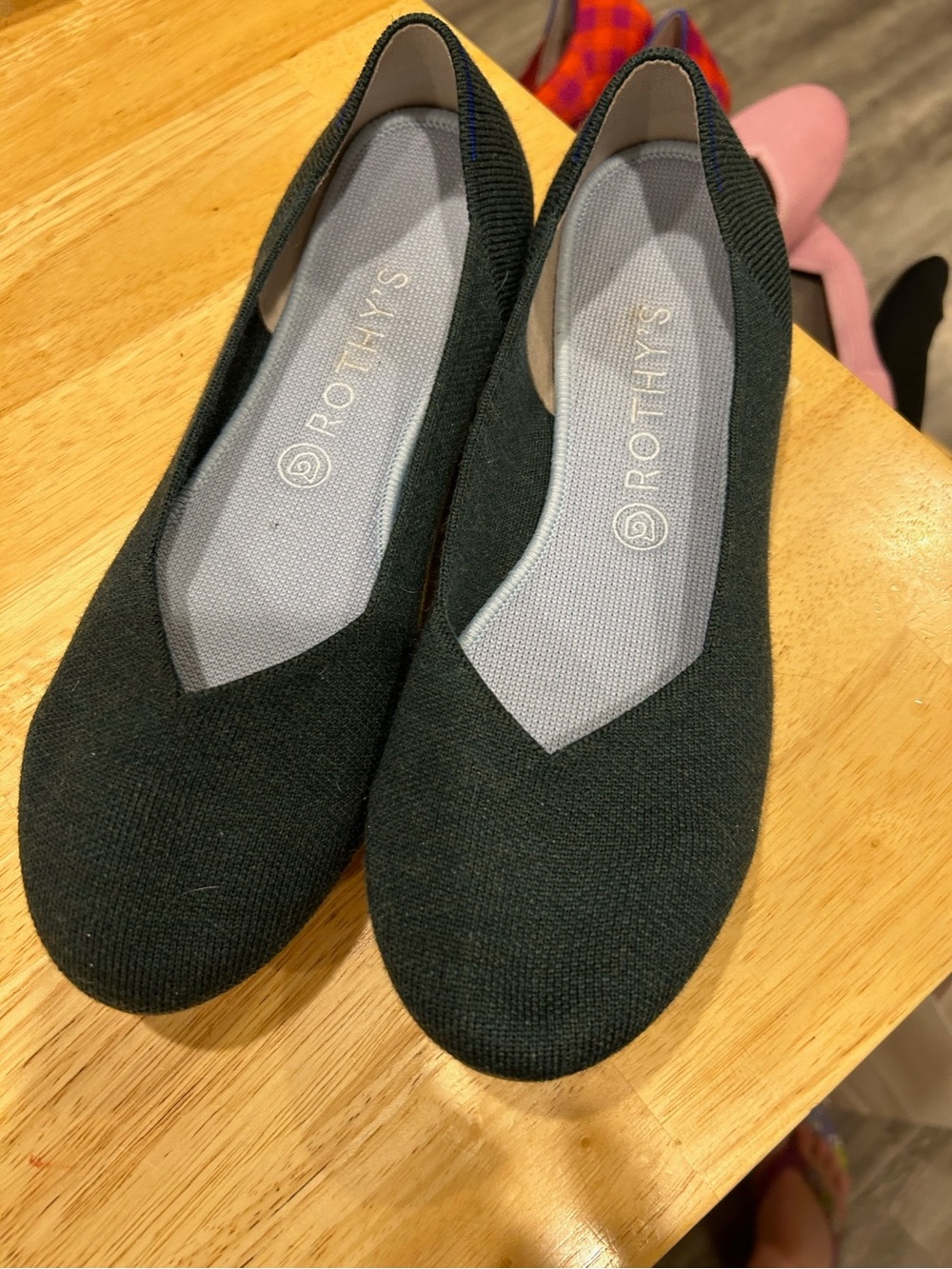 Rothy's Women's Dark Gray Daily Ballet Flats